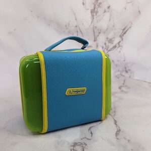 Nalgene Lunch Box Buddy Green Red Used BPA Free Plastic One Compartment